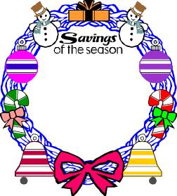 Cliparts Kerstmis Kerst kransen 
