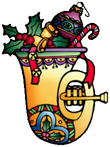 Cliparts Kerstmis Kerst muziek 