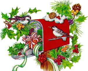 Cliparts Kerstmis Kerst post 