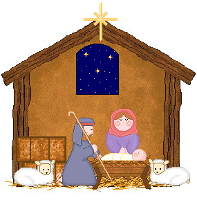 Cliparts Kerstmis Kerst stallen 