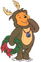 Cliparts Kerstmis Kerst winnie de pooh 