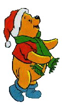 Cliparts Kerstmis Kerst winnie de pooh 