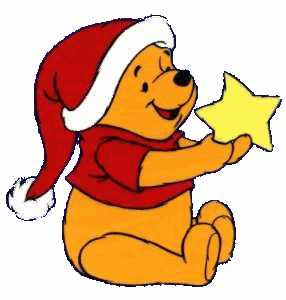 Cliparts Kerstmis Kerst winnie de pooh 