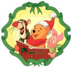 Cliparts Kerstmis Kerst winnie de pooh 