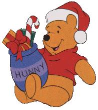 Cliparts Kerstmis Kerst winnie de pooh 