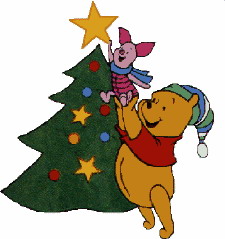 Cliparts Kerstmis Kerst winnie de pooh 