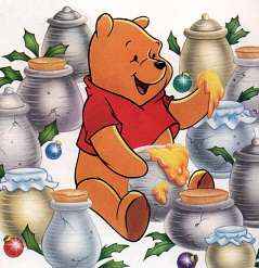 Cliparts Kerstmis Kerst winnie de pooh 