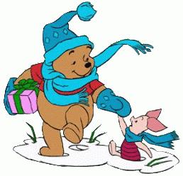 Cliparts Kerstmis Kerst winnie de pooh 