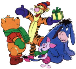 Cliparts Kerstmis Kerst winnie de pooh 