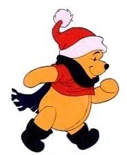 Cliparts Kerstmis Kerst winnie de pooh 