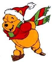 Cliparts Kerstmis Kerst winnie de pooh 