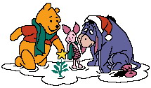 Cliparts Kerstmis Kerst winnie de pooh 