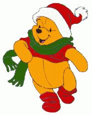 Cliparts Kerstmis Kerst winnie de pooh 