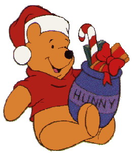 Cliparts Kerstmis Kerst winnie de pooh 