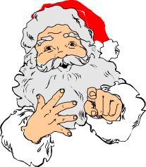 Cliparts Kerstmis Kerstmannen 