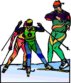 Sport Cliparts Langlaufen 