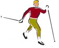 Sport Cliparts Nordic walking 