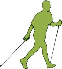 Sport Cliparts Nordic walking 