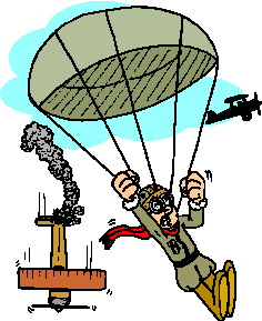 Sport Cliparts Parachuut springen 