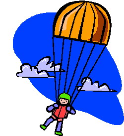 Sport Cliparts Parachuut springen Parachute Springen
