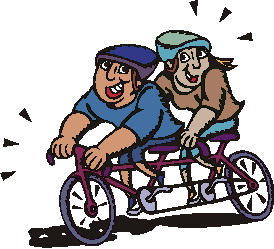 Cliparts Voertuigen Tandems 