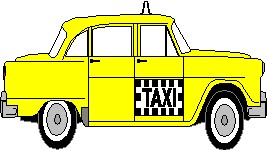 Cliparts Voertuigen Taxi 