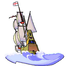 Cliparts Voertuigen Zeilschepen Engelse Zeilboot Met Een Engelse Vlag