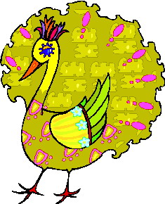 Cliparts Vogels Pauwen 