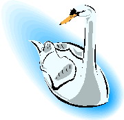 Cliparts Vogels Zwanen 