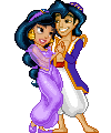 Disney plaatjes Aladin Aladdin En Jasmine Kusje