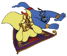 Disney plaatjes Aladin Prins Ali En Geest Vliegen