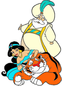 Disney plaatjes Aladin 