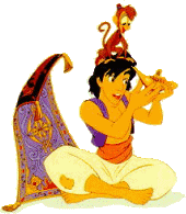 Disney plaatjes Aladin 