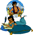 Disney plaatjes Aladin 