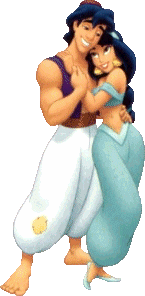 Disney plaatjes Aladin Aladdin En Jasmine Knuffelend