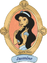 Disney plaatjes Aladin Prinses Jasmine Als Schilderij