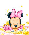 Baby disney Disney plaatjes Baby Minnie Mouse Uitgegleden