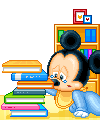 Baby disney Disney plaatjes Baby Mickey Verdrietig Door Stapel Boeken