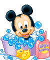 Baby disney Disney plaatjes Baby Mickey Mouse In Bad