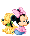 Baby disney Disney plaatjes Baby Minnie En Pluto Verveeld