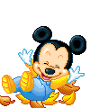Baby disney Disney plaatjes Baby Mickey Mouse Op Bladeren Disney