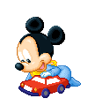 Baby disney Disney plaatjes Baby Mickey Speelt Met Auto
