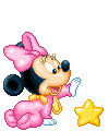 Baby disney Disney plaatjes Baby Minnie Mouse Met Zeester Disney