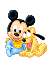 Baby disney Disney plaatjes Baby Mickey Met Pluto