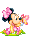 Baby disney Disney plaatjes Baby Minnie Met Vlinder
