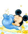 Baby disney Disney plaatjes Baby Mickey Mouse Uitgegleden