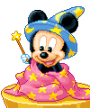 Baby disney Disney plaatjes Baby Mickey Als Tovenaar In Handdoek