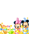 Baby disney Disney plaatjes Baby Minnie En Mickey Glas