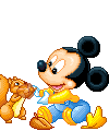 Baby disney Disney plaatjes Baby Mickey Mouse Eekhoorn Pest Disney