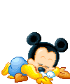 Baby disney Disney plaatjes Baby Mickey Mouse Tussen Bladeren Disney